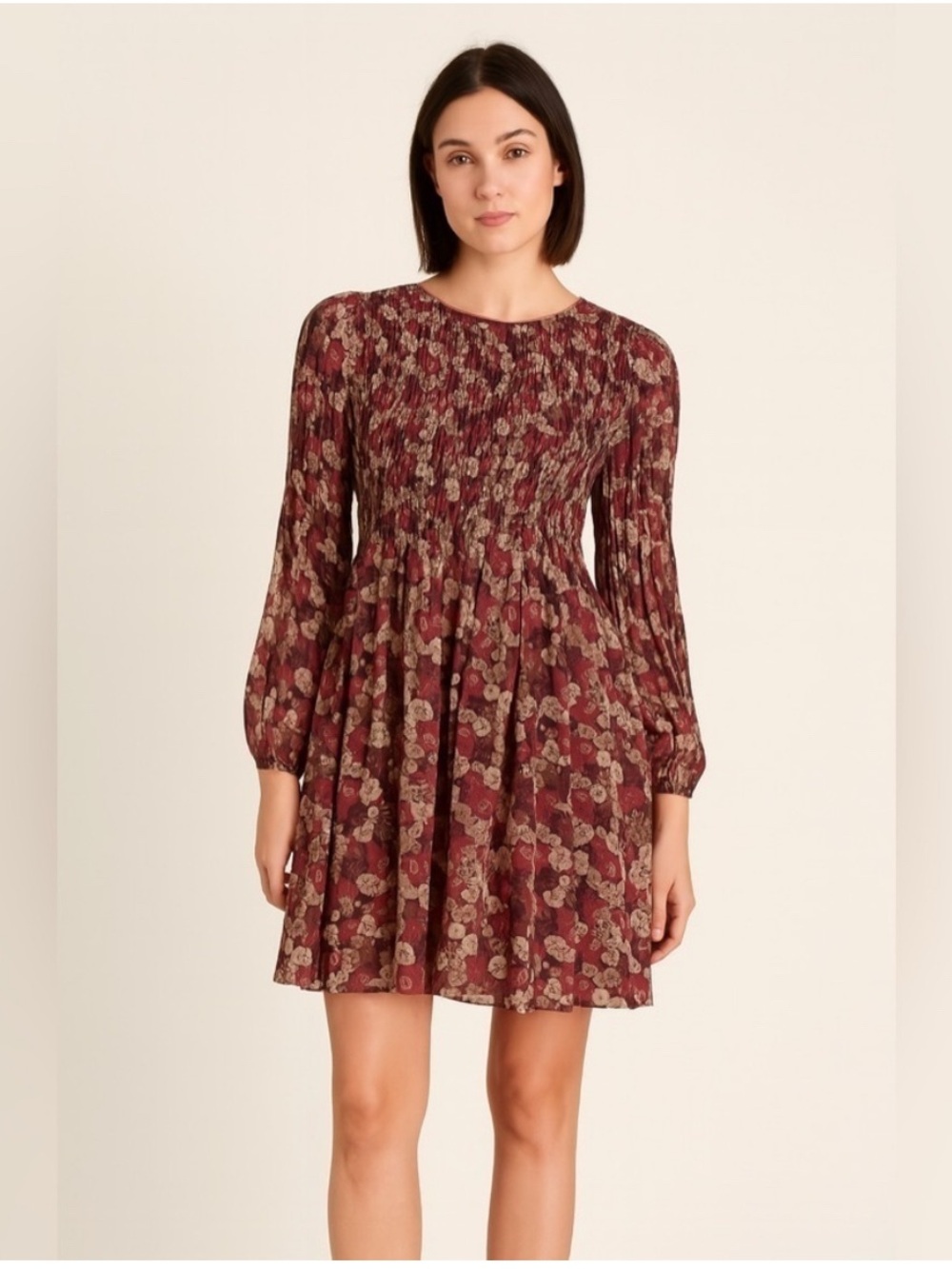 Wilfred Floral Long Sleeve Dress